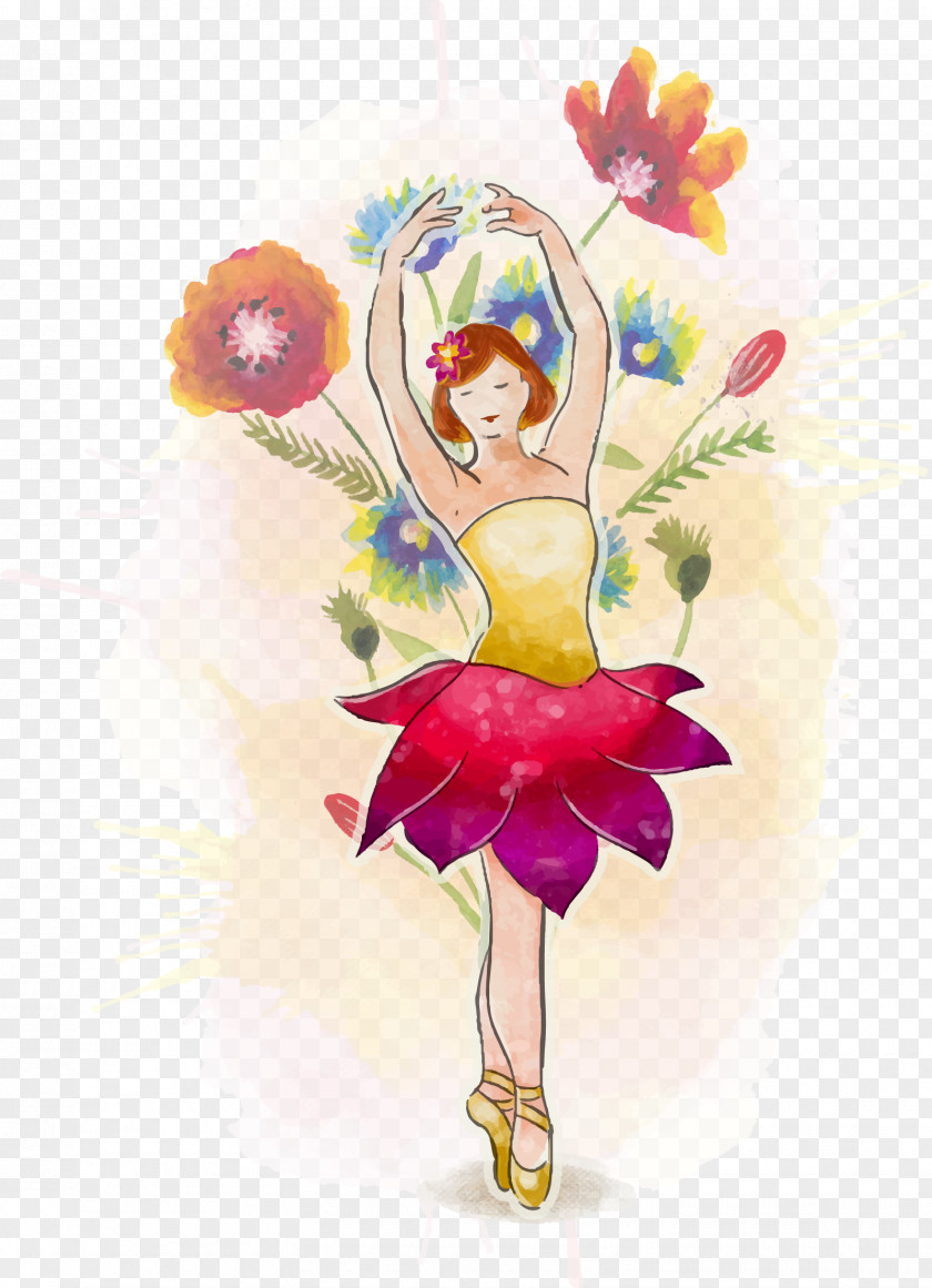 Vector Stage Wizard Ballet Dancer Drawing PNG