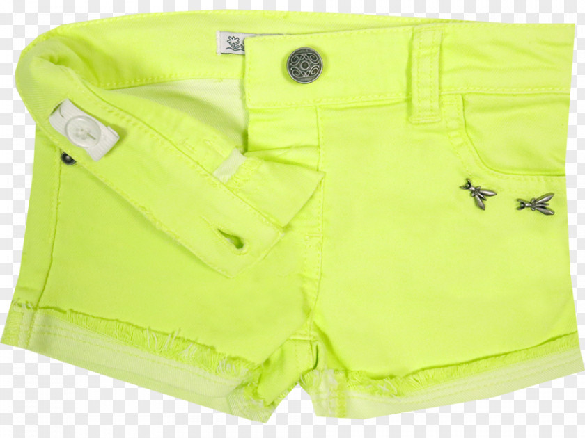 Yellow Baby Trunks Green Briefs Shorts PNG