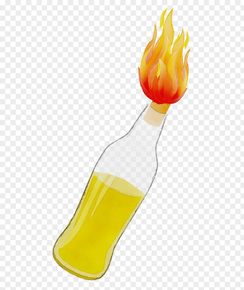 Bottle Drink Yellow Clip Art PNG