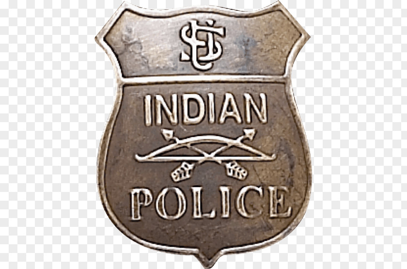 Indian Police Badge Officer Special Service PNG
