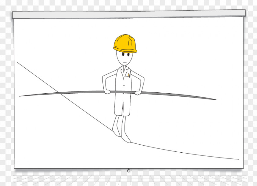 Safety Work Line Art Paper Drawing PNG