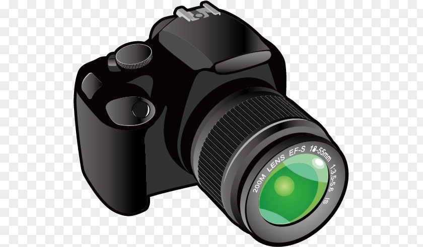 Vector Camera Digital SLR Clip Art PNG