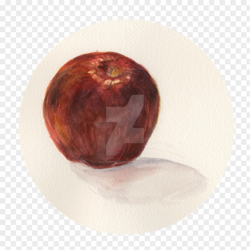 Watercolor Apple Superfood PNG