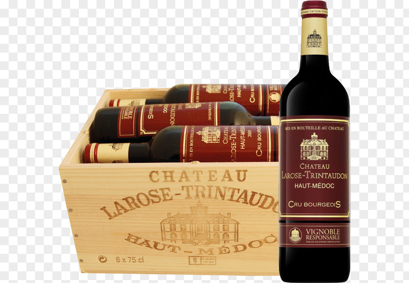 Wine Haut-Médoc AOC Cru Liqueur PNG