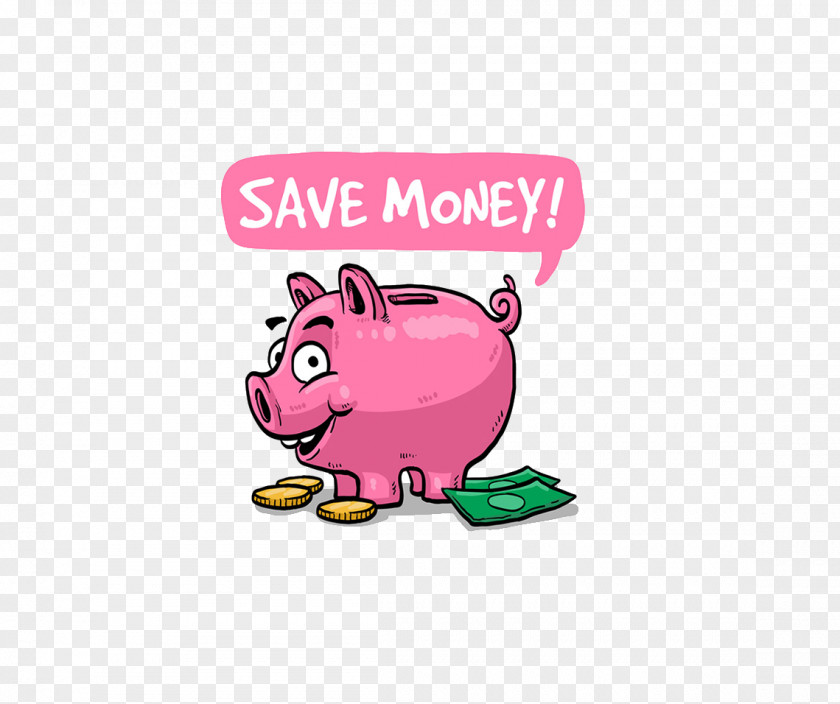 Cartoon Piggy Banks Money Saving Bank Clip Art PNG
