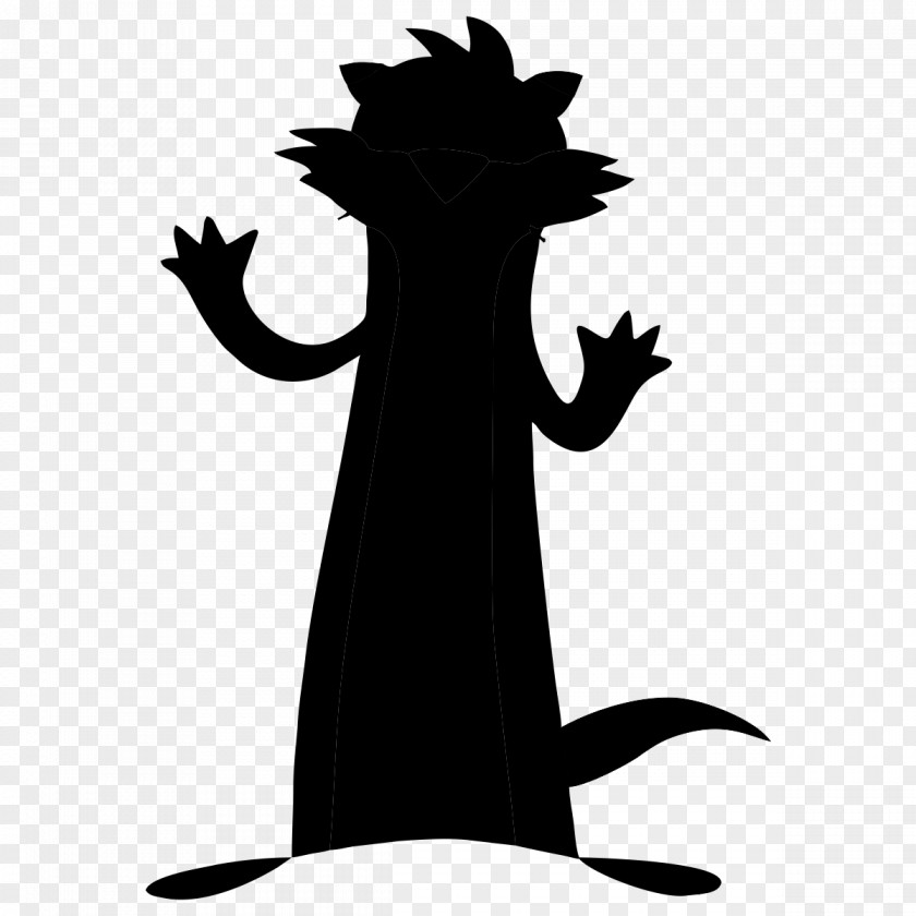 Cat Clip Art Character Silhouette Fiction PNG