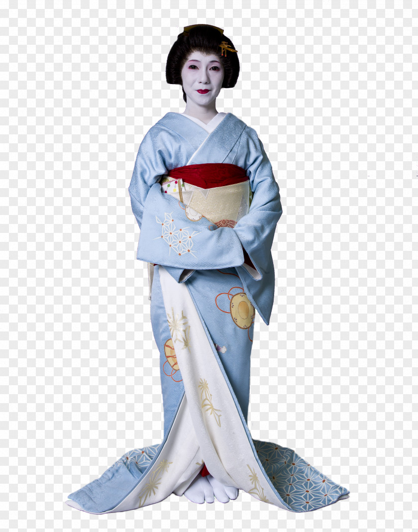 Geisha Woman Kimono PNG