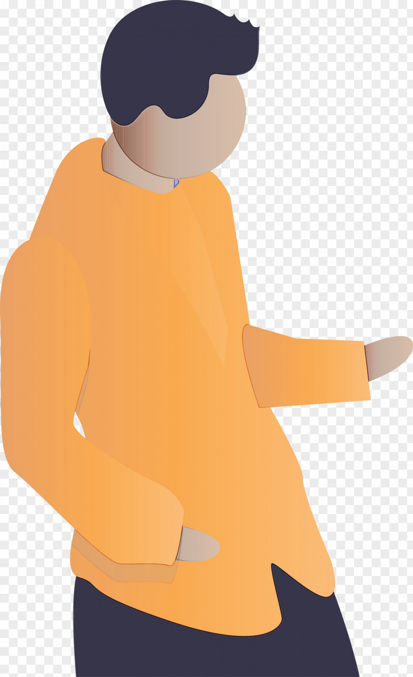 Shoulder Standing Cartoon Yellow Arm PNG