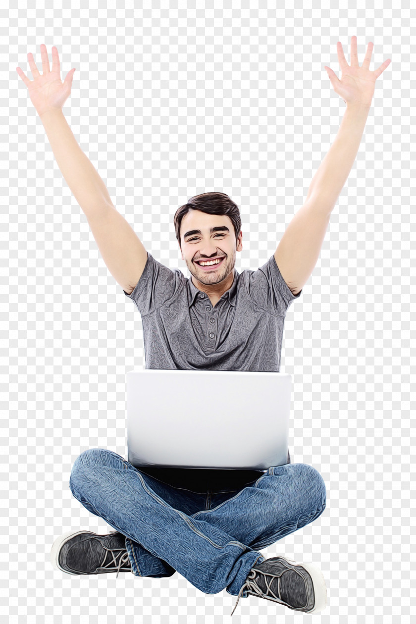 Stock Photography Finger Sitting Facial Expression Arm Gesture Cheering PNG