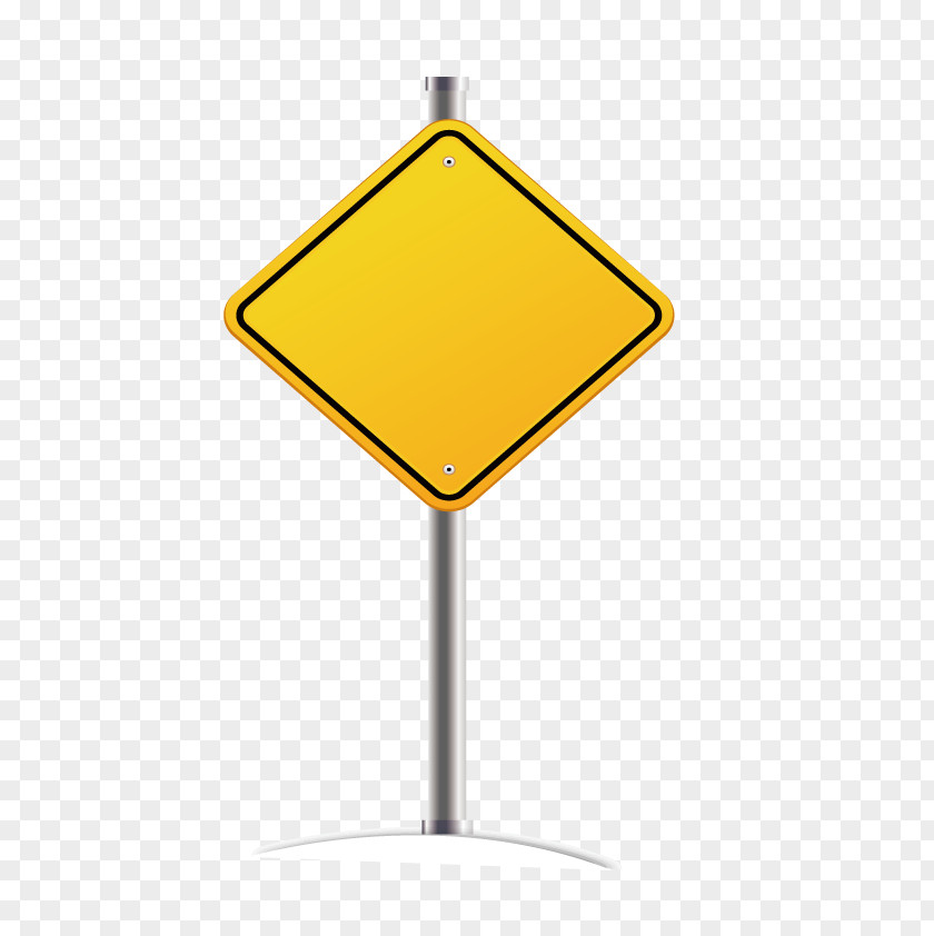 Vector Orange Diamond Warning Yellow PNG