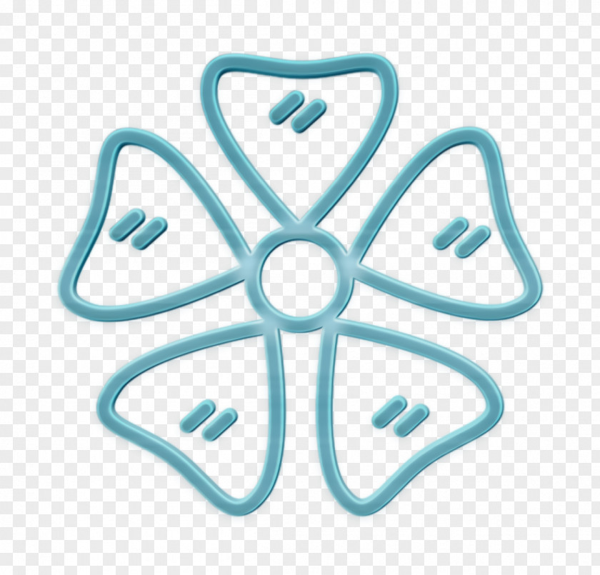 Symbol Turquoise Cherry Blossom Background PNG