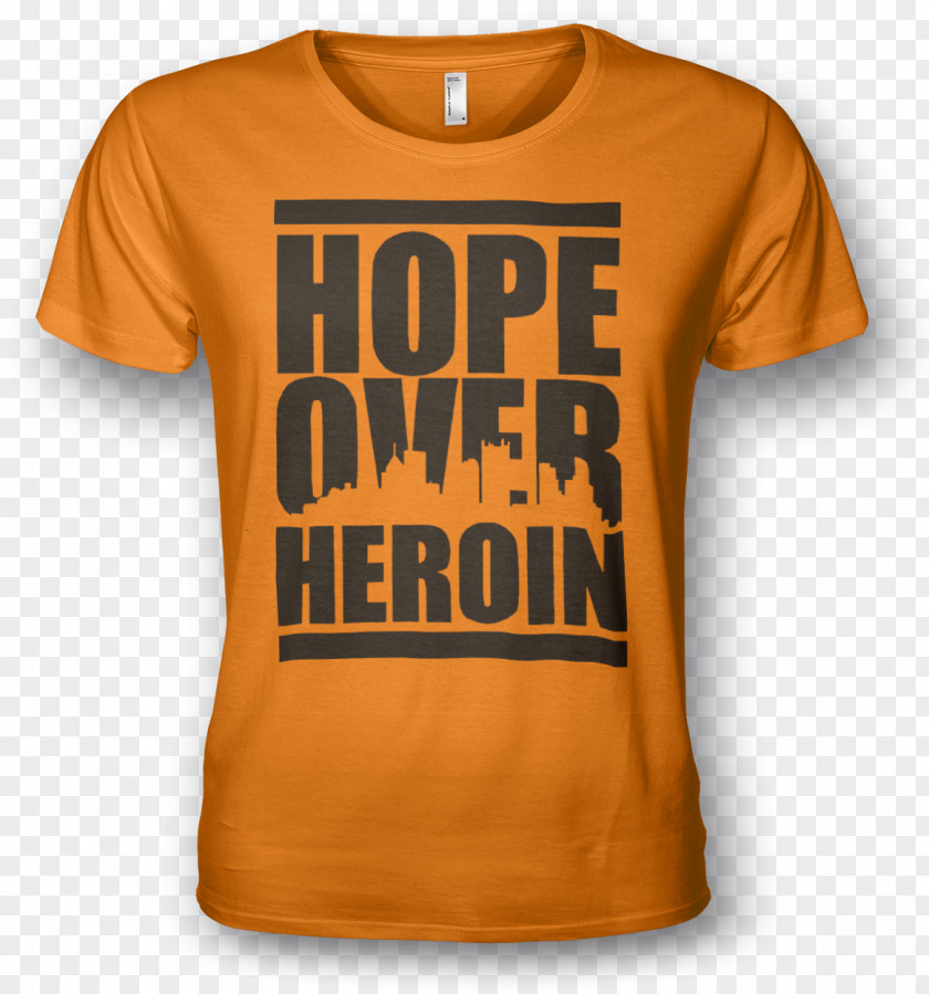 T-shirt Hope Over Heroin Opioid Use Disorder Addiction PNG