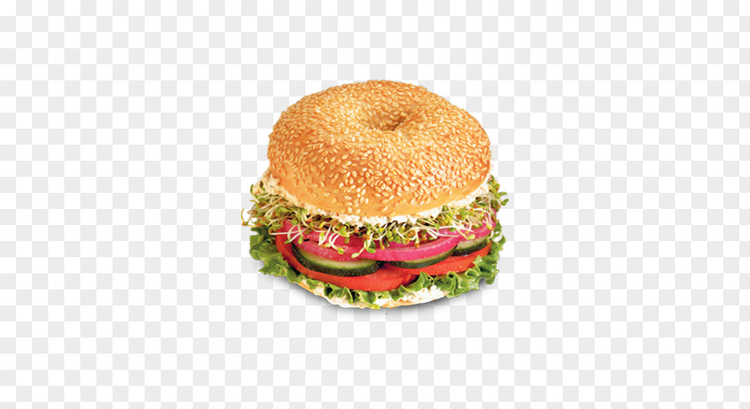 Bagel Breakfast Sandwich Cheeseburger Whopper Veggie Burger PNG