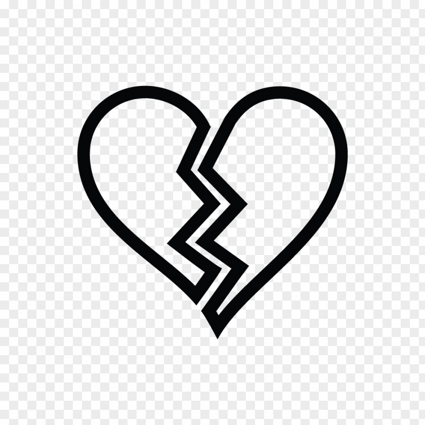 Broken Heart Black And White Clip Art Cell Computer Mouse PNG