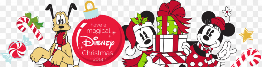 Christmas Disney Mickey Mouse Card PNG