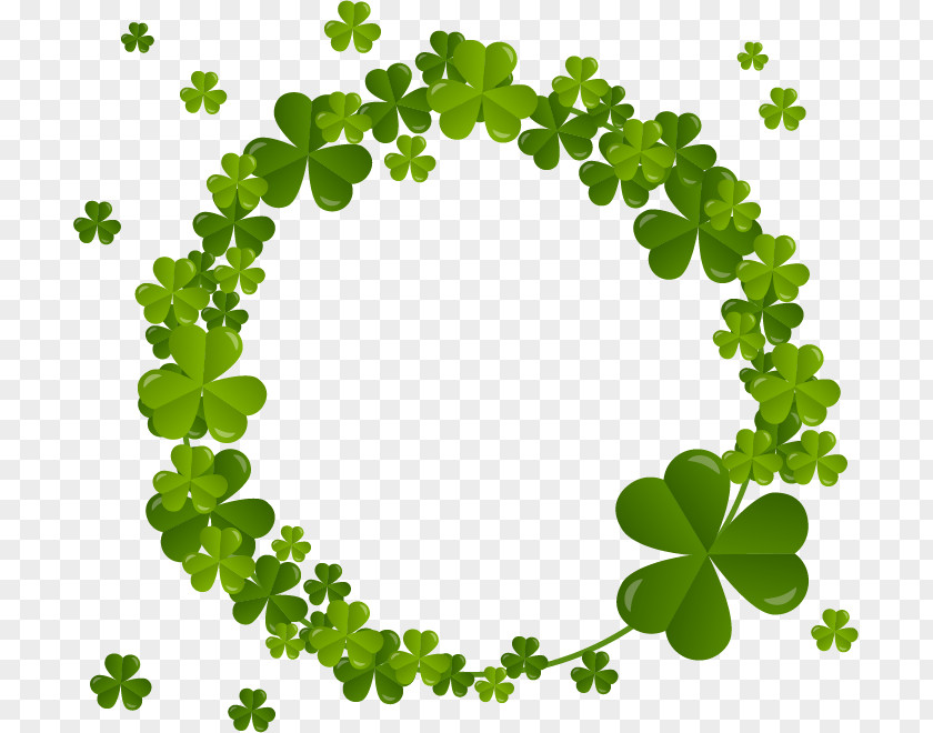 Clover Ireland Four-leaf Shamrock Saint Patricks Day PNG