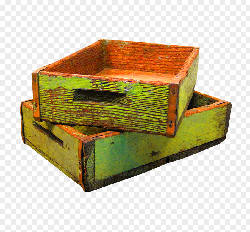 Creative Beautiful Wooden Box PNG