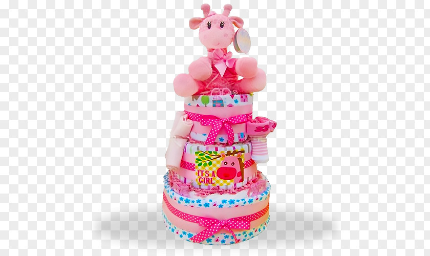 Cake Diaper Infant Gift PNG