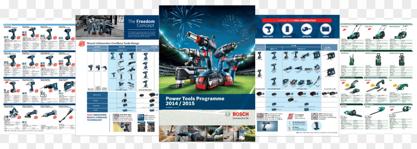 Catalogue Robert Bosch GmbH Power Tools Lawn Mowers Augers PNG