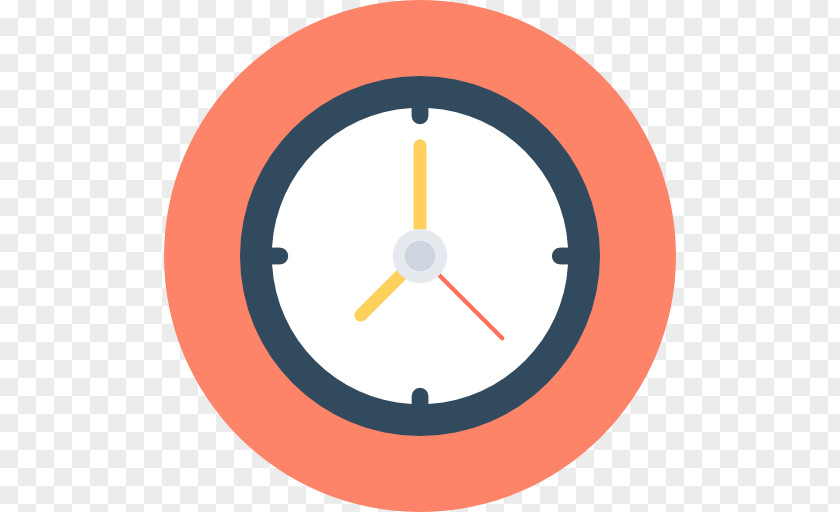 Clock Icon Flat Design Clip Art PNG
