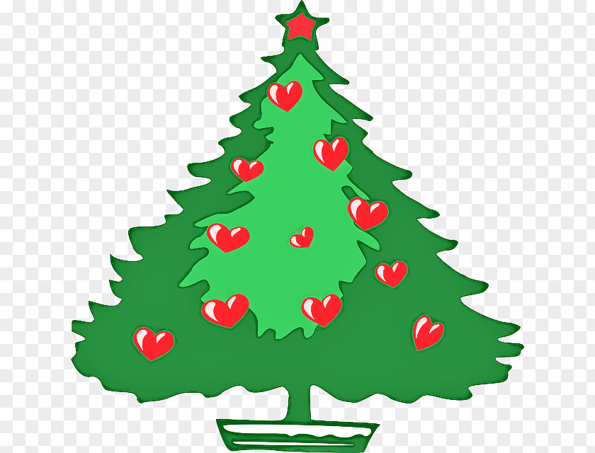 Pine Christmas Eve Tree PNG