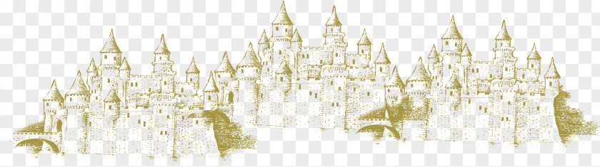 Simple Sketch Dream Castle Drawing PNG
