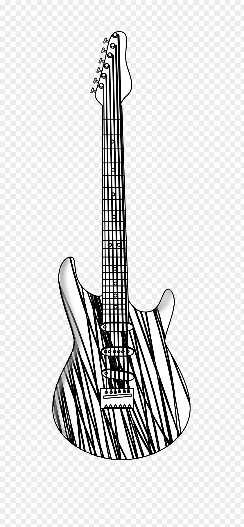 Black And White Pictures Of Guitars Electric Guitar Clip Art PNG