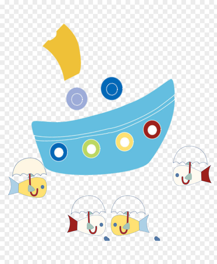 Blue Boat Cartoon Ship PNG