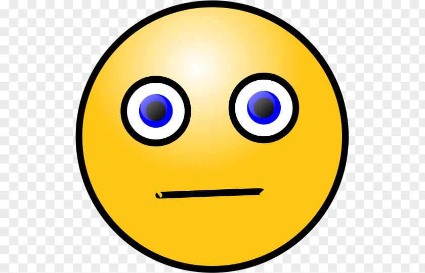 Cartoon Worried Face Smiley Emoticon Wink Clip Art PNG