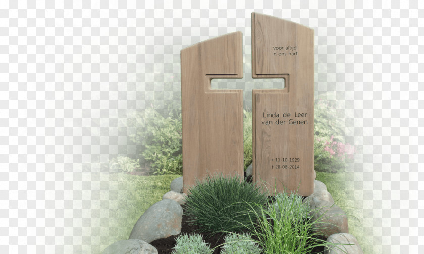 Cemetery Headstone Grabmal Christian Cross Wood PNG