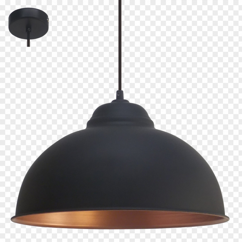 Copper Pendant Light EGLO Fixture Lighting PNG