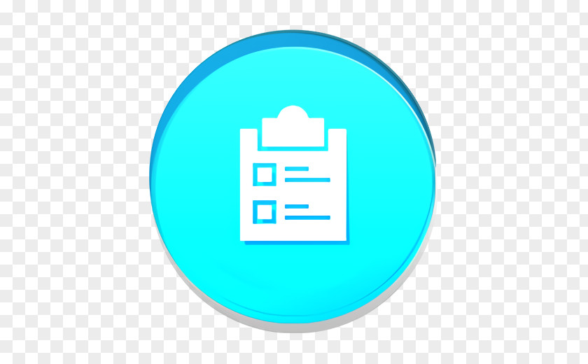 Logo Electric Blue Business Icon Checking Clipboard PNG