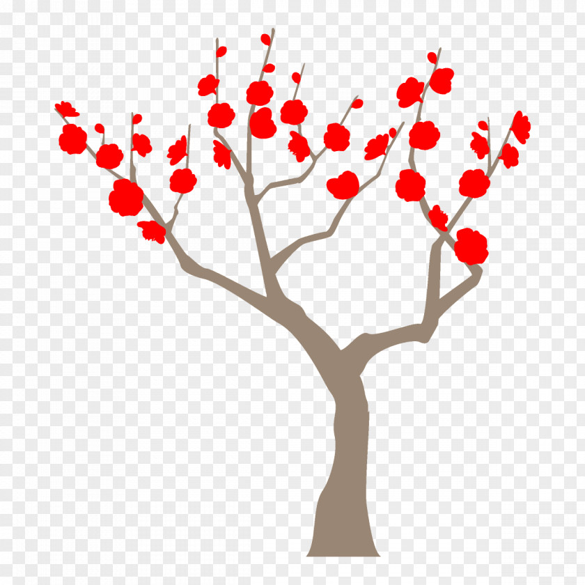 Plum Tree Winter Flower PNG