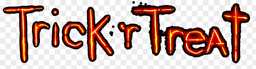 Trick Or Treath Logo Halloween Font Orange S.A. Brand PNG