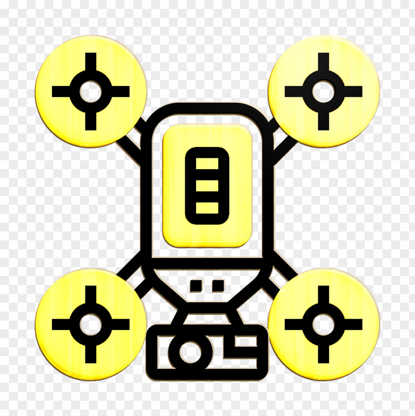 Artificial Intelligence Icon Drone PNG