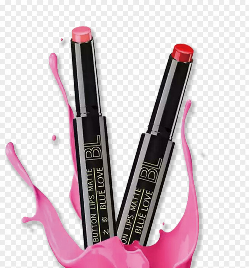 Black Lipstick Lip Balm Cosmetics PNG