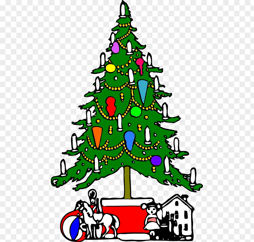 Christmas Tree Day Clip Art Santa Claus Vector Graphics PNG