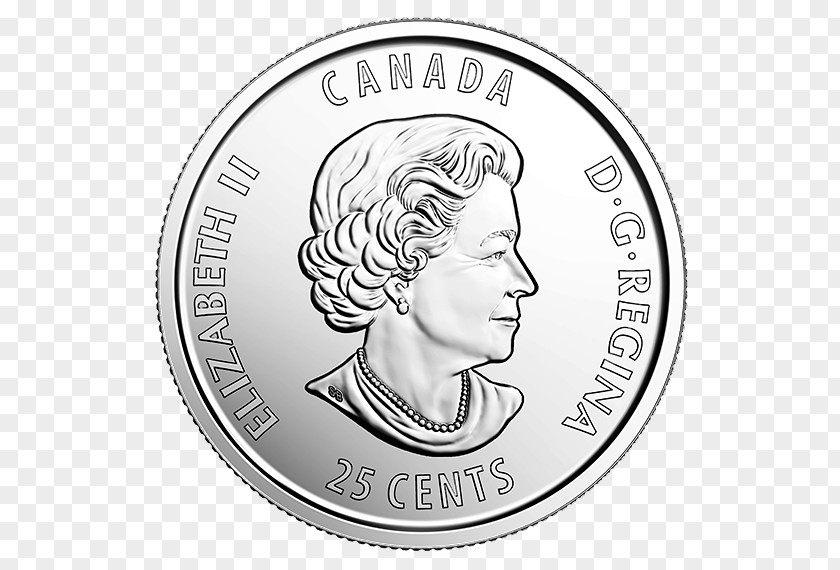 Coin Wrapper Canada Quarter Cent PNG