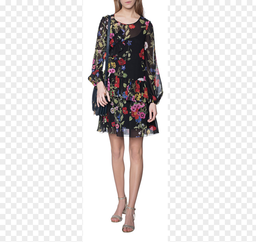 Fashion Woman Printing Cocktail Dress Miniskirt Clothing Evening Gown PNG