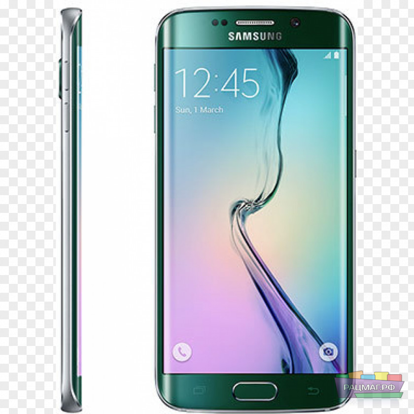 Samsung Galaxy S6 Edge+ Green Android PNG
