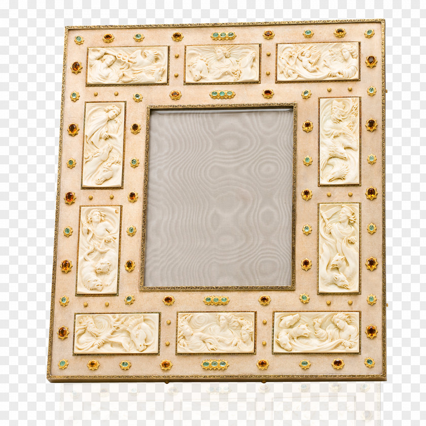 Silver Frame Picture Frames Buccellati Jewellery PNG