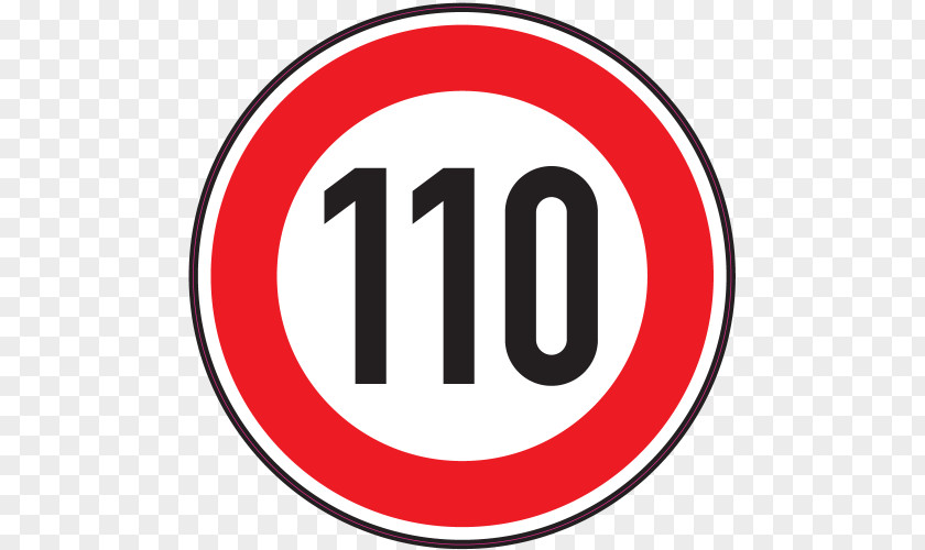 Speed Limit Traffic Sign PNG