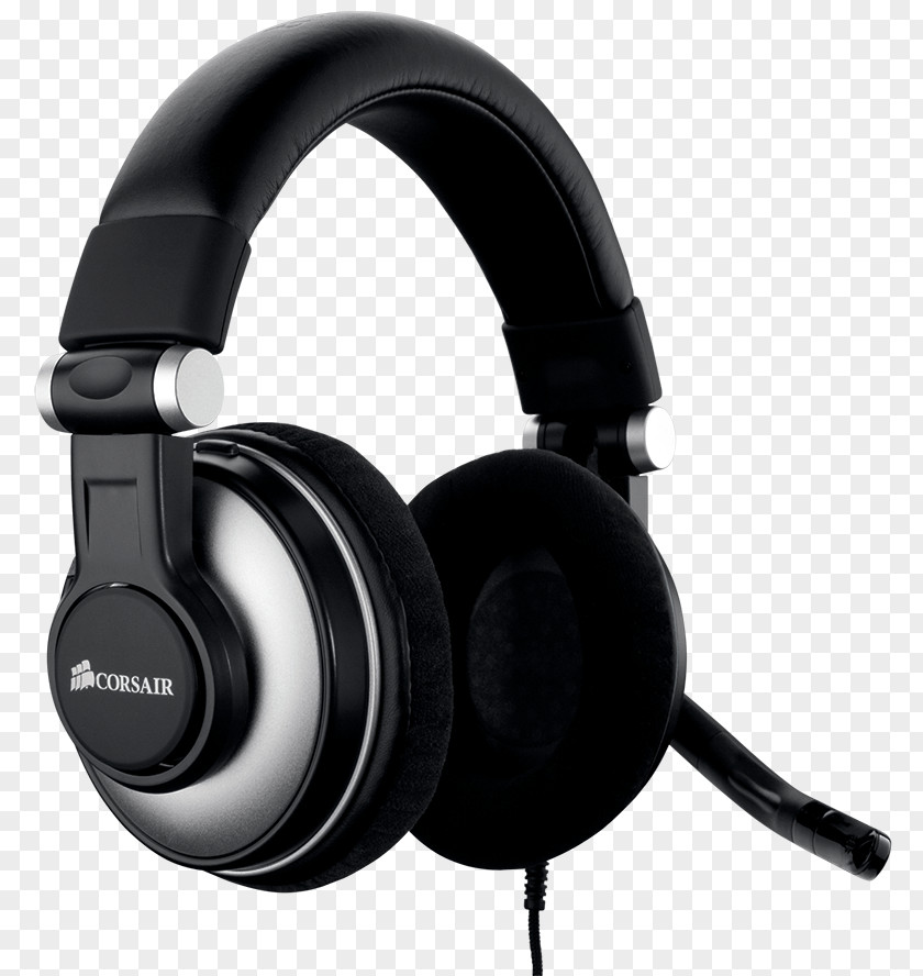 Game Headset Headphones Xbox 360 Audio Corsair Components Ca-hs1 Usb Gaming With 50mm Drivers And Dolby Digital Surround Sound PNG