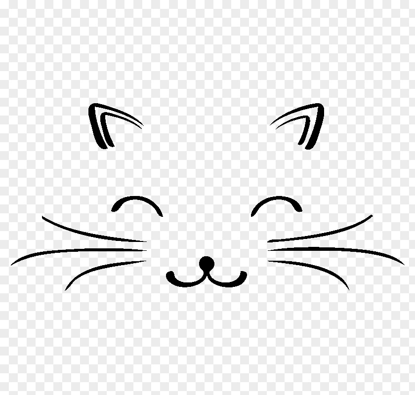 Kitten Whiskers Cat Drawing Clip Art PNG