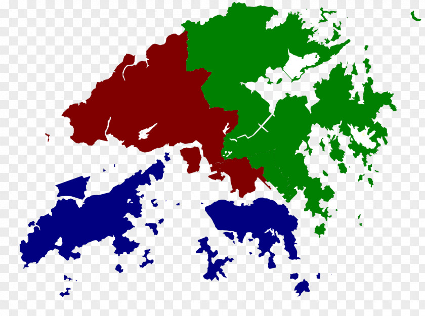 Sheng Hui Hong Kong Blank Map PNG