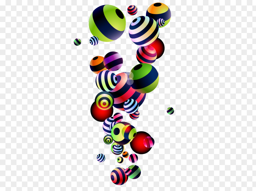 Colored Balls Euclidean Vector Ball PNG
