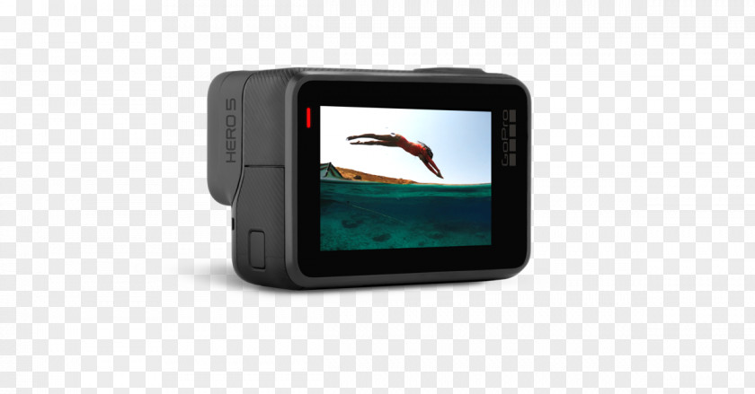 GoPro HERO5 Black Action Camera 4K Resolution PNG