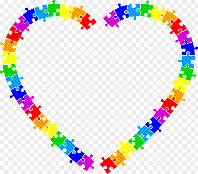 Heart T Puzzle Background PNG