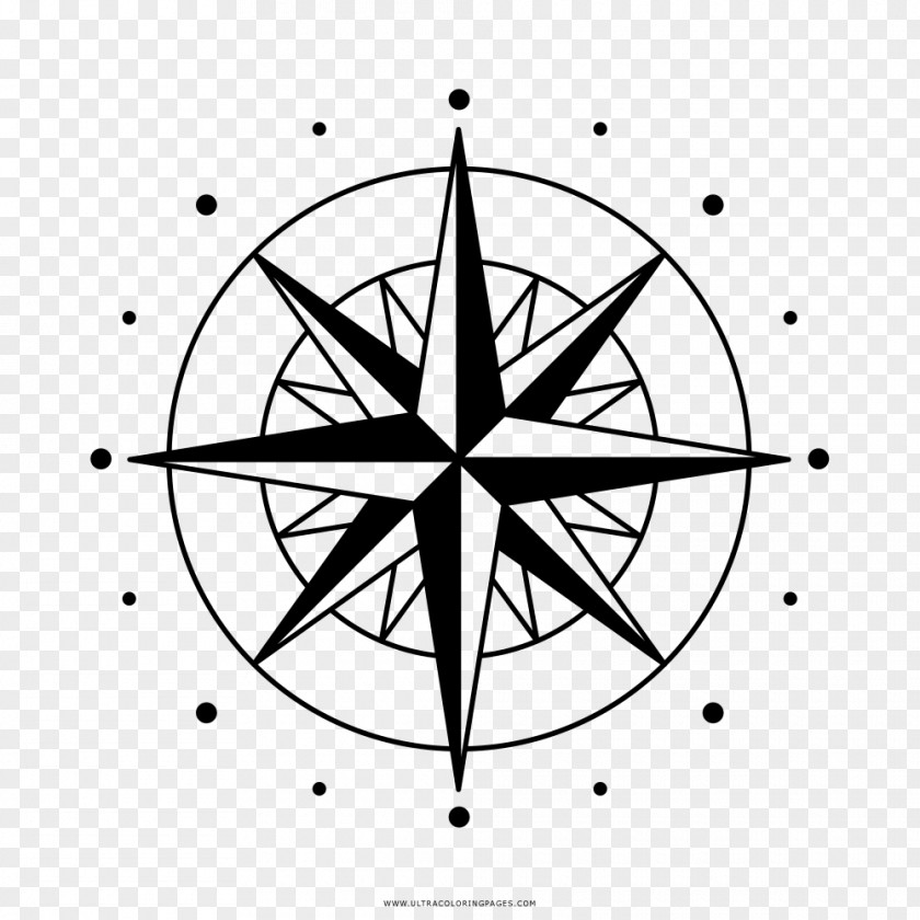 Natal Compass Rose Wind Clip Art PNG