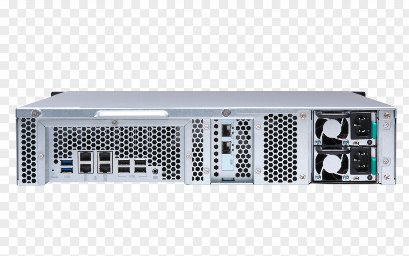 QNAP TS-1263U-RP Network Storage Systems TS-873U-RP 2u 8 Bay 10 Gigabit Ethernet ISCSI PNG